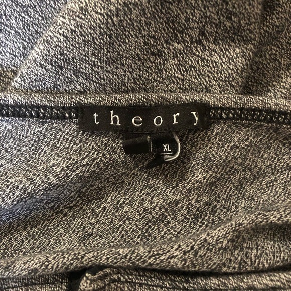 THEORY Men's Gray Henley Tee Size XL - Picture 5 of 8